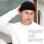 Men's Knit Fisherman Beanie - Black