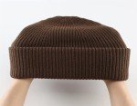 Men's Acrylic Winter Fisherman Beanie - Coffee