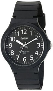 Casio Men's Easy Read Black Casual Watch