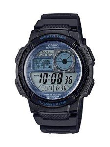 Casio Men's Black Quartz Watch with Resin Strap