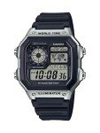 Casio Men's Black Quartz Watch with Resin Strap