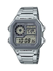 Casio Men's Silver Stainless Steel Quartz Watch