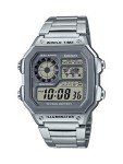 Casio Men's Silver Stainless Steel Quartz Watch