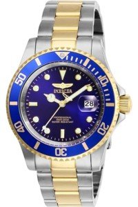 Invicta Men's Pro Diver Two Tone Blue Watch