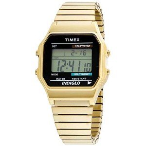 Timex Men's Classic Digital Gold-Tone Watch