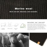 Men's Merino Wool Winter Beanie with Fleece Lining