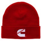 Red Knit Beanie Hat for Men and Women