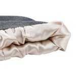 Men's Knit Cuffed Beanie Hat in White