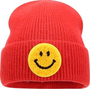 Smiley Face Embroidered Beanie Hat for Everyone