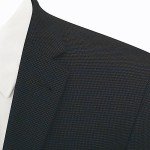 Teemlanny Men's Classic Fit Grey Plaid Blazer