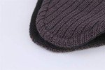Men's Fleece Lined Winter Earflap Beanie - Dark Grey