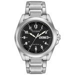 Citizen Eco-Drive Garrison Men's Silver Field Watch