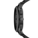 Fossil Men's Black Chronograph Silicone Watch