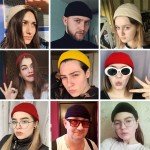 Red Wool Knit Fisherman Beanie for Men & Women