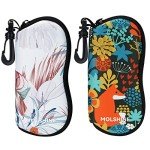 Sunglasses Case Set with Zipper and Hook