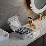 Men's Travel Sunglasses Organizer with Adjustable Slots