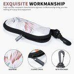 Sunglasses Case Set with Zipper and Hook