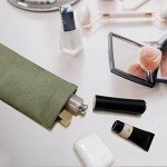 3-Pack Portable Leather Glasses Case with Cloth