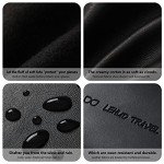 3 Pack Soft Leather Sunglasses Cases with Cloth