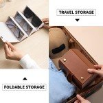 3-Slot Leather Sunglasses Case for Travel