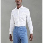 Dockers Men's Classic Fit Long Sleeve Shirt - Navy El Cayuco