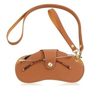 Men’s Portable Eyeglasses Case with Neck Strap