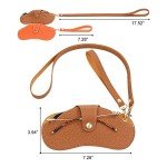 Men’s Portable Eyeglasses Case with Neck Strap