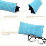 2 Pack Soft PU Leather Glasses Cases