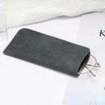 6 Pack Soft Leather Eyeglass Pouches for All