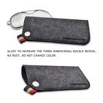 Thick Felt Sunglasses Case - 2 Pack