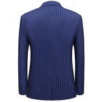 Men’s Slim Fit Pinstripe 3-Piece Suit Set