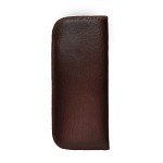 Calabria Slim PU Leather Eyeglasses Case with Clip