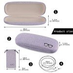 Hard Shell Eyeglasses Case Set for Men & Women