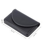 Leather Business Card Holder Wallet for Men