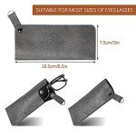 Hifot Leather Eyeglasses Case Set for All Ages