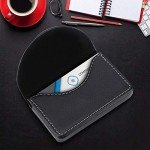 Leather Business Card Holder Wallet for Men