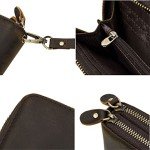 Men's Leather Long Wallet and Phone Organizer