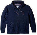 Tommy Hilfiger Men's Navy Fleece Zip-Up Hoodie