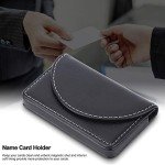 Leather Business Card Holder Wallet for Men