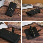 Genuine Crazy Horse Leather Men's Travel Wallet