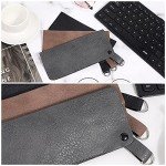 Hifot Leather Eyeglasses Case Set for All Ages