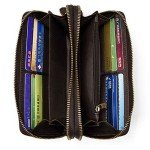 Men's Leather Long Wallet and Phone Organizer