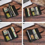 Genuine Crazy Horse Leather Men's Travel Wallet