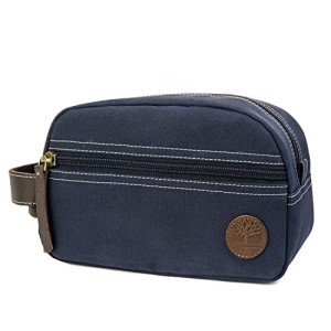 Timberland Men's Navy Canvas Travel Toiletry Bag