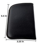 Calabria Slim PU Leather Eyeglasses Case 4-Pack