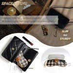 Ultra Slim Soft Leather Sunglasses Bag - Vintage Grey