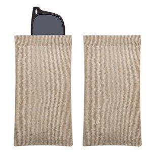 Corduroy Sunglasses Pouch Case for Men & Women