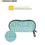 Brown Tiger Print Sunglasses Case for Men