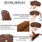 Portable Slim Glasses Case Pouch - Orange