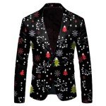 Men's Ugly Christmas 3D Print Blazer Jacket